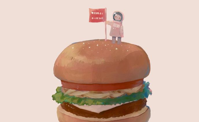 🍔　

_
#illustration #おえかき #食べ物イラスト #ゆるいイラスト 
#イラスト　#humberger #絵本 #お絵描き好きな人と繋がりたい
#いらすたぐらむ #kawaii #イラスト好きな人と繋がりたい 
#イラストレーター　#foodillustration