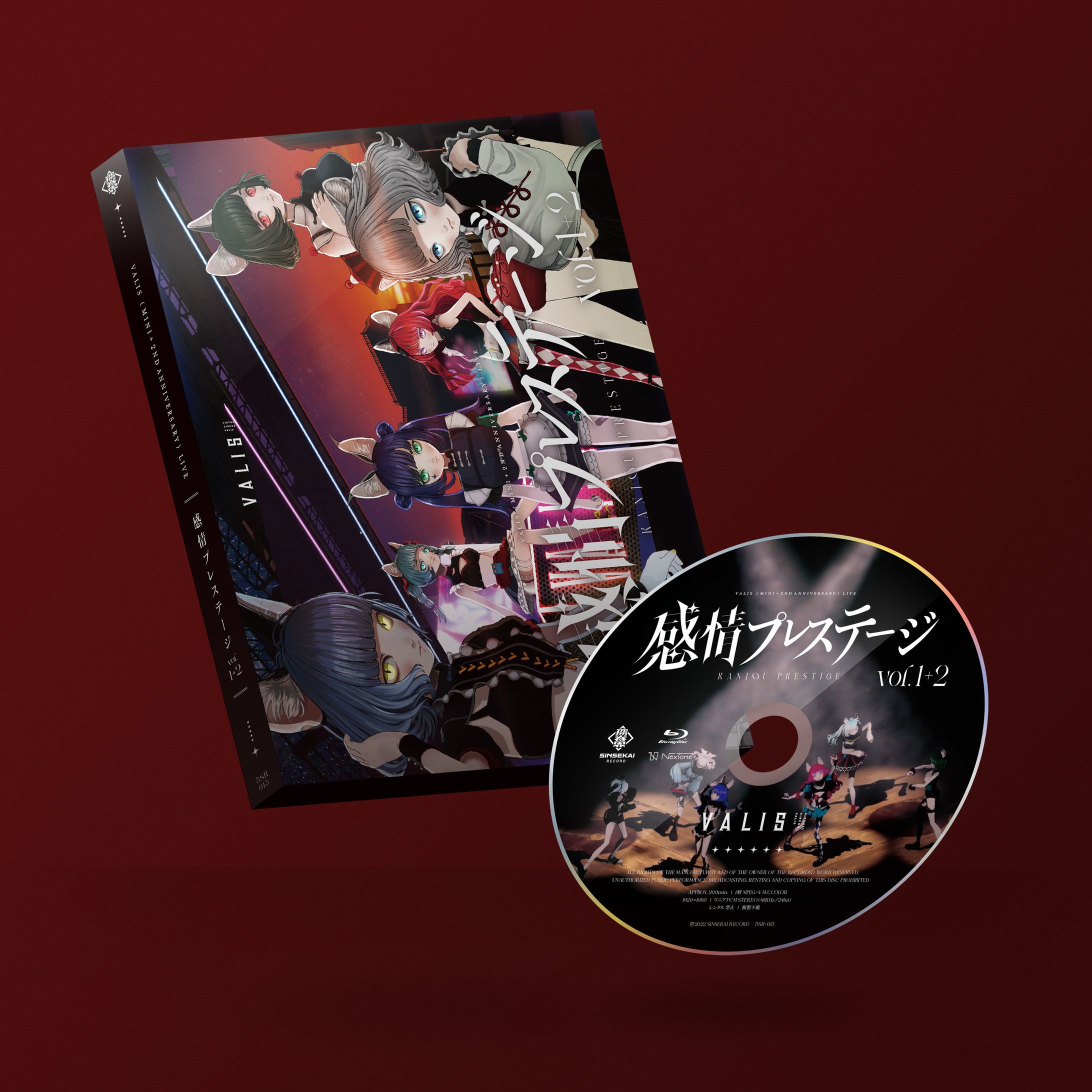 VALIS 1st+2nd Mini LIVE「感情プレステージ」BDパッケージデザイン-1