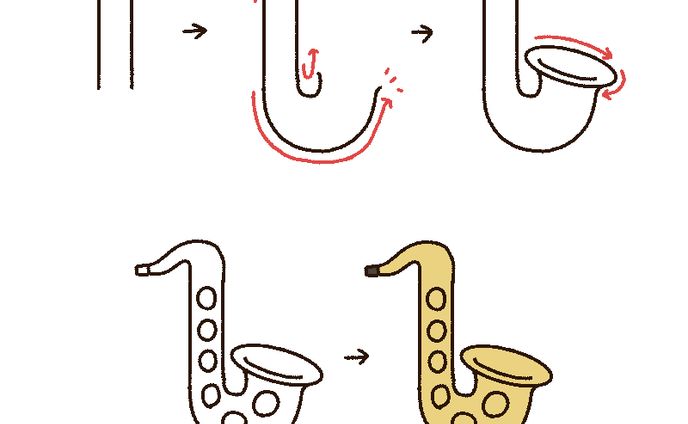 島村楽器 | 楽器の描き方