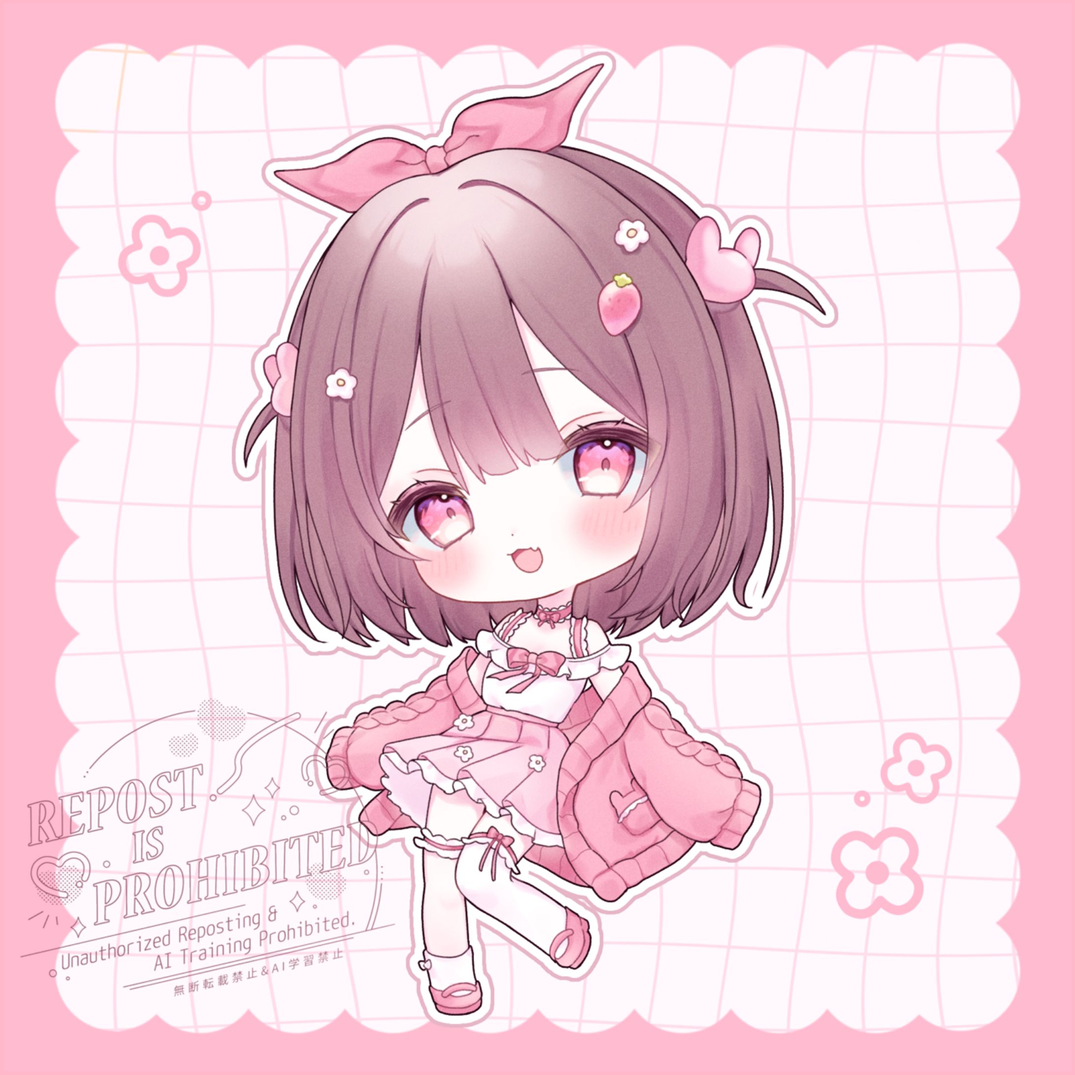 【ミニキャラ】2025年8月 オリジナルイラスト-1