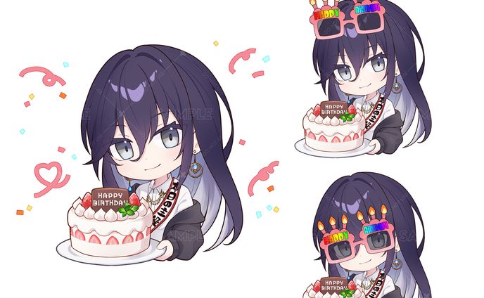 デフォルメ＋小物差分