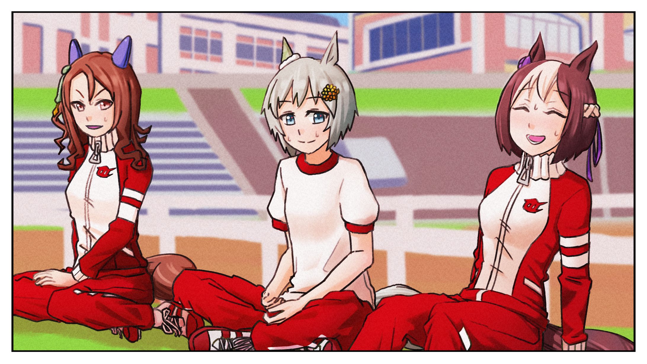 【ウマ娘】背景込みイラスト-1