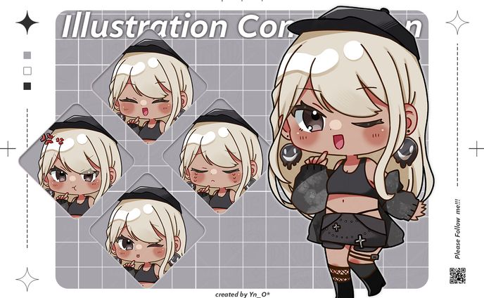 【イラスト】黑波 れん様(ぱんちゃん様)