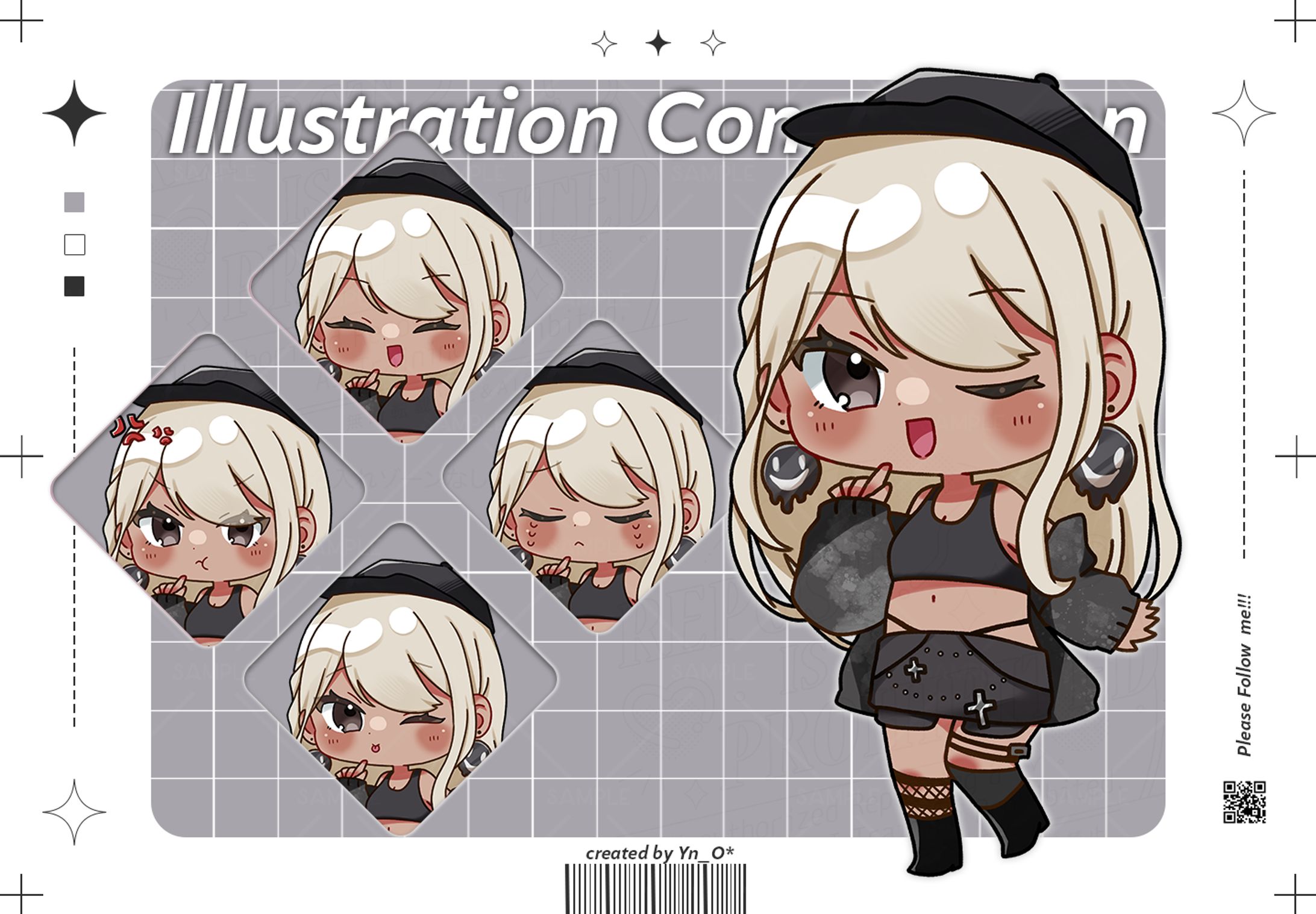 【イラスト】黑波 れん様(ぱんちゃん様)-1