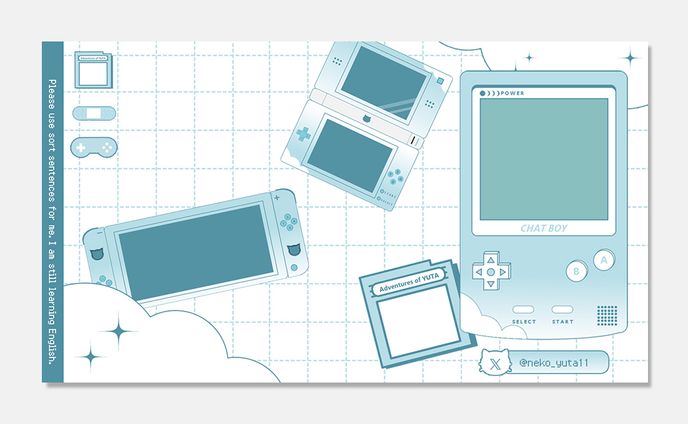 ゲーム風配信画面