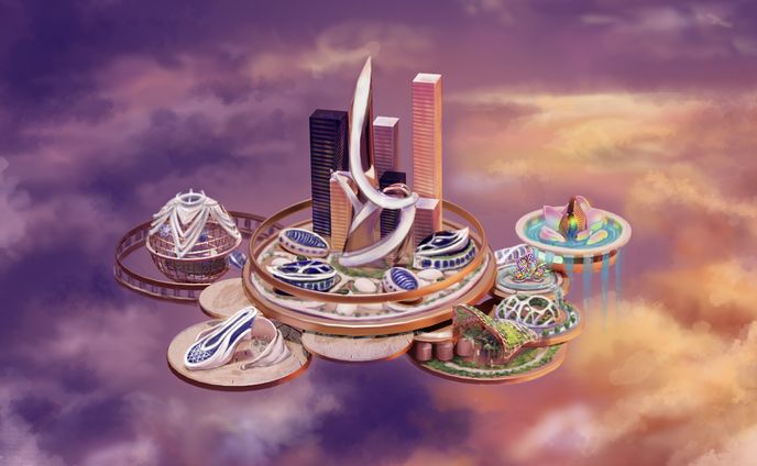 1block land ❘ concept art