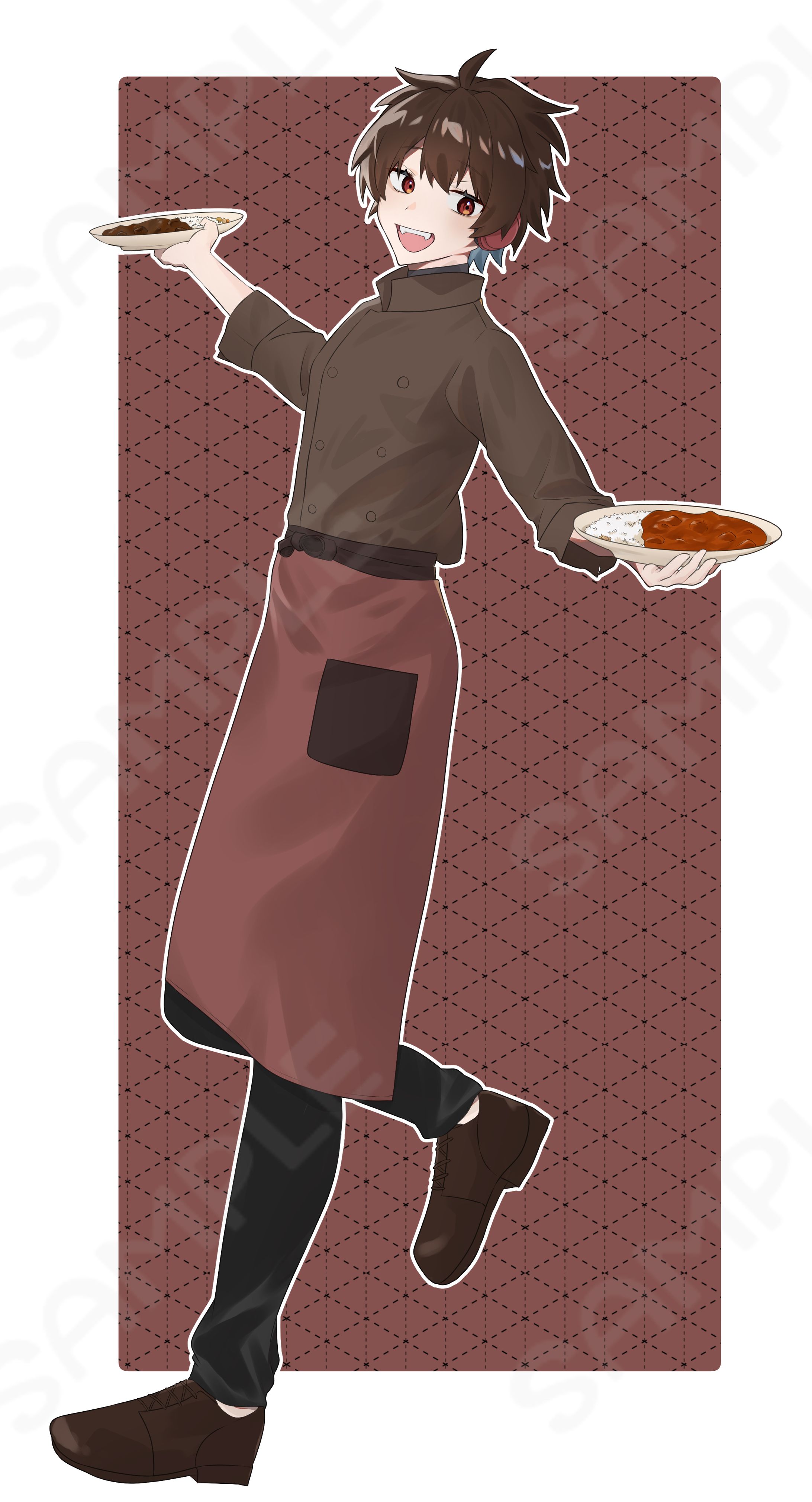 錦秋紅葉✖100時間カレー PRイラスト-1