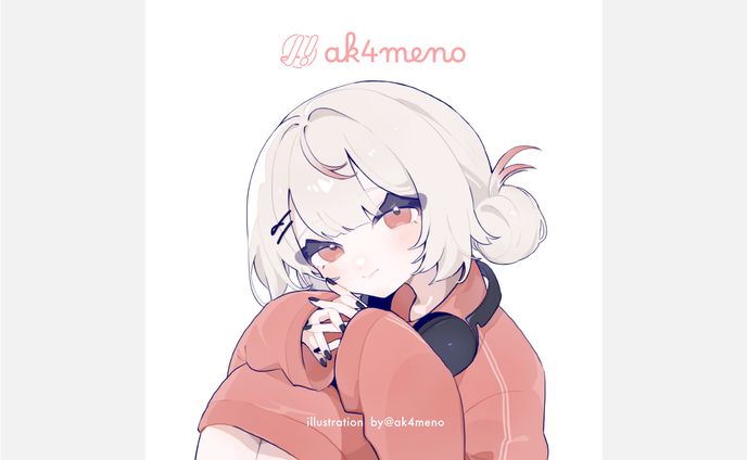 ak4meno / アイコン用イラスト