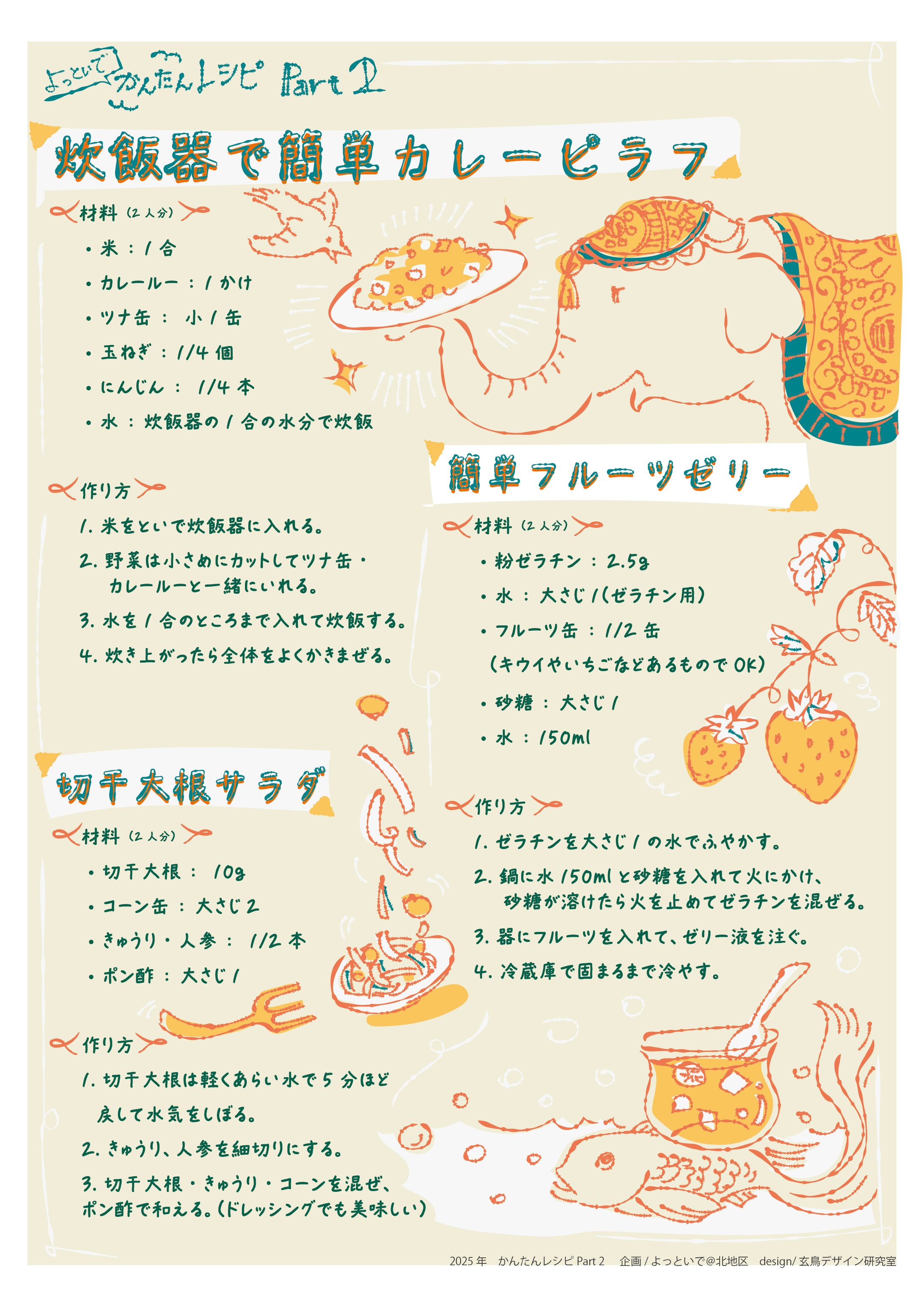 チラシ：かんたんレシピ-1