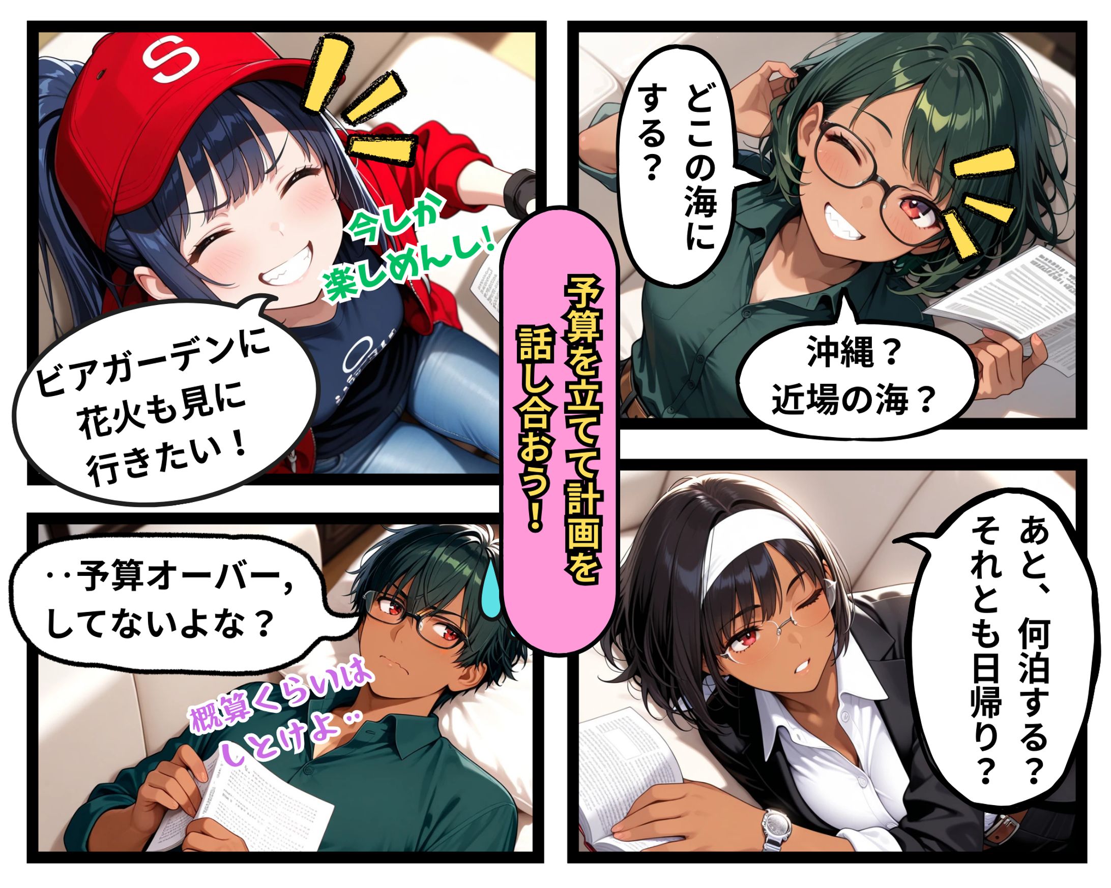 予算を立てて計画を話し合おう！-1