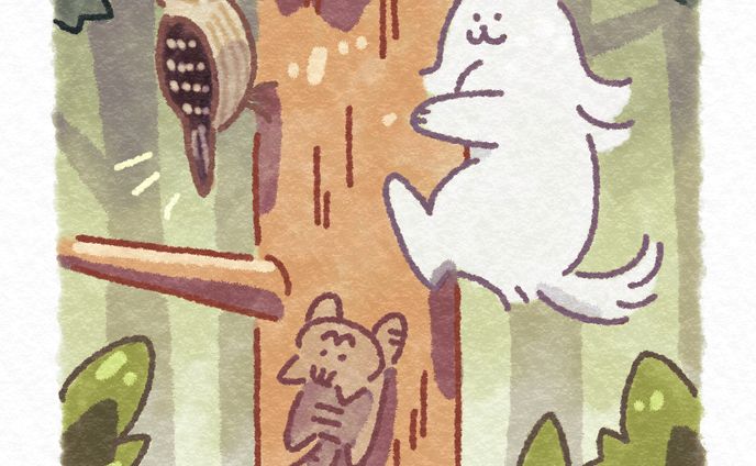 こよみを楽しむサモエド②