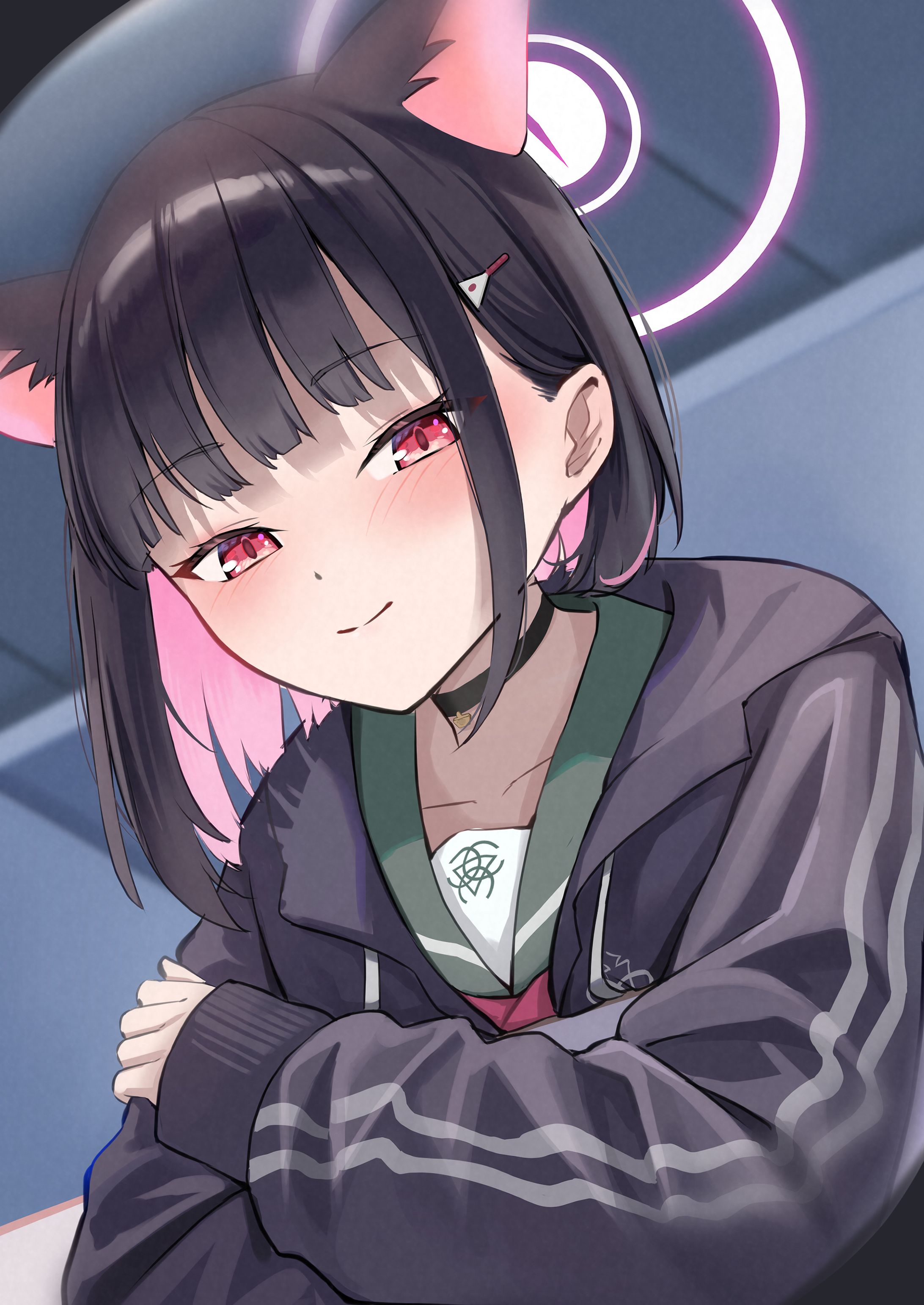 24/9　ブルアカ_覗き込み-1