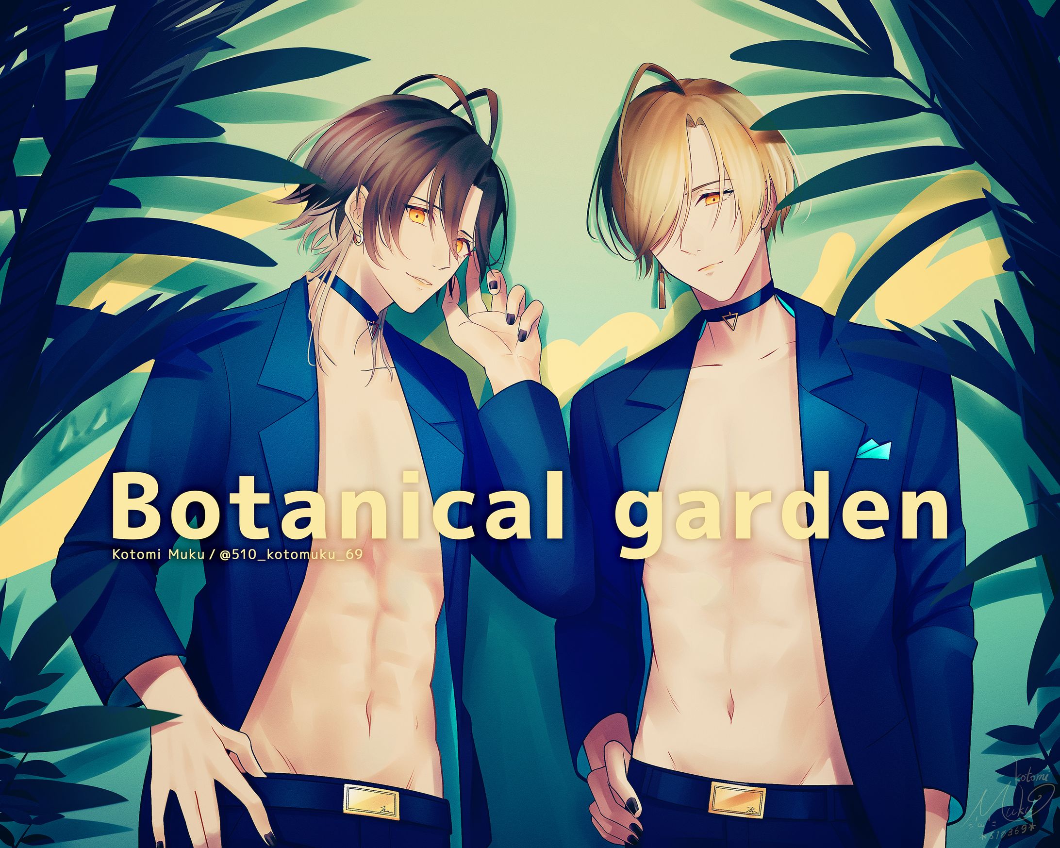オリジナルイラスト┊🌿Botanical garden🌿-1