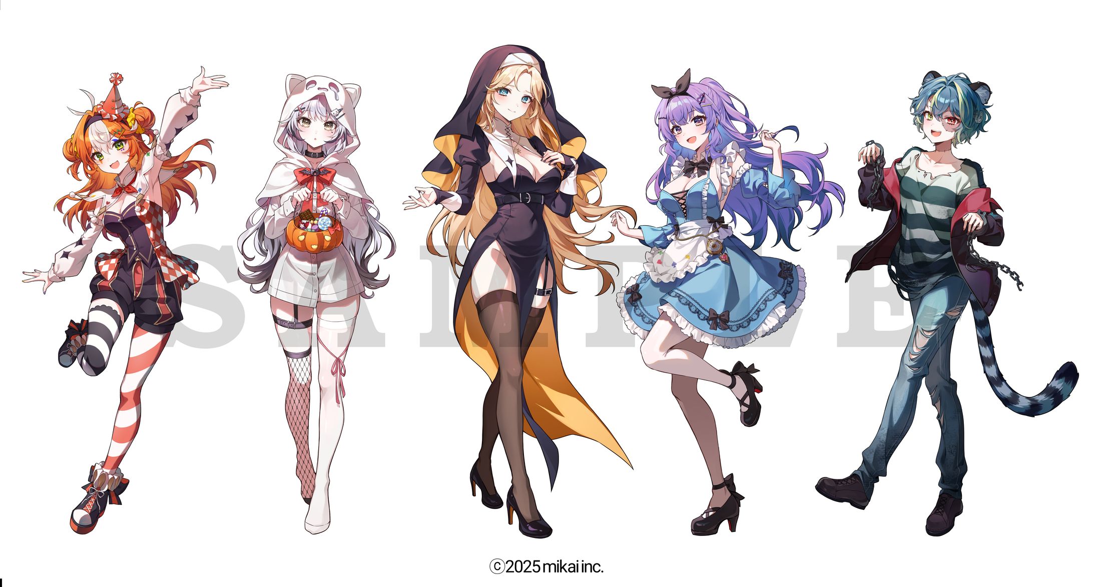 2025 Re:AcT2期生「ホーンテッドパーティナイト」カバーイラスト-1