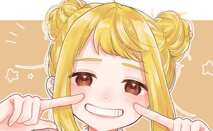 無し、女の子イラスト