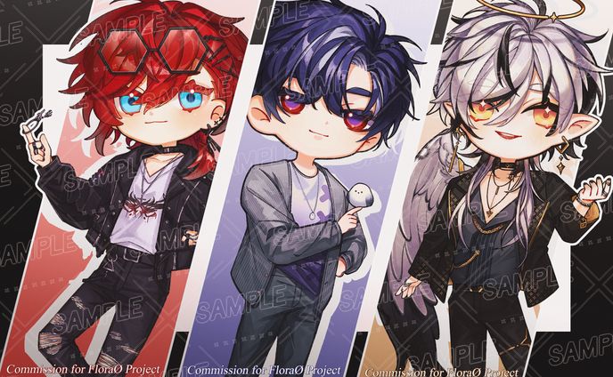 Commission  for  Flora Vtuber Project 
