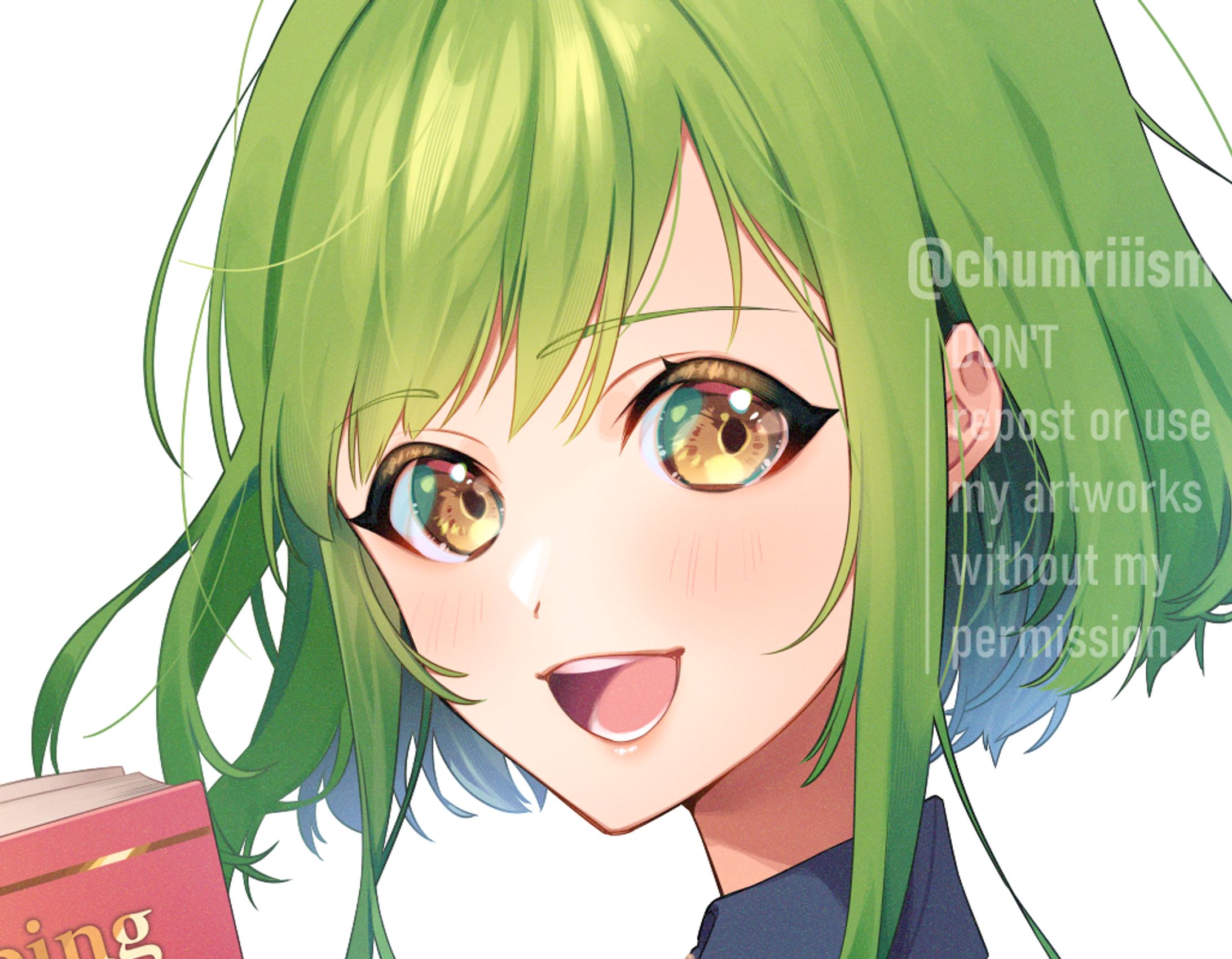 「はっぱ子」様／動画サムネイル用イラスト-1