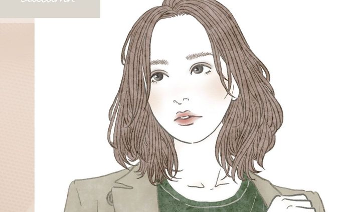 ルミネ有楽町様「オンラインパーソナルカラー診断」イラスト制作
