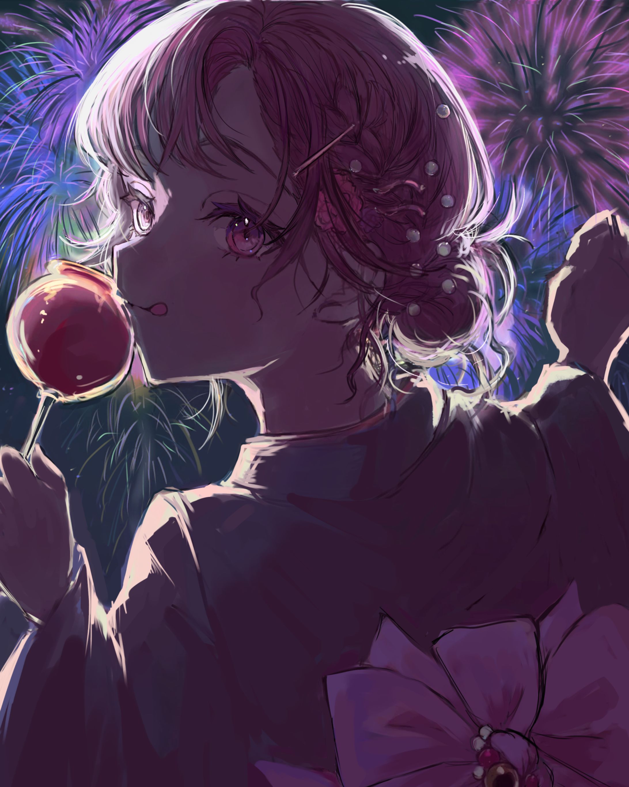 夏祭り（オリジナルイラスト）-1