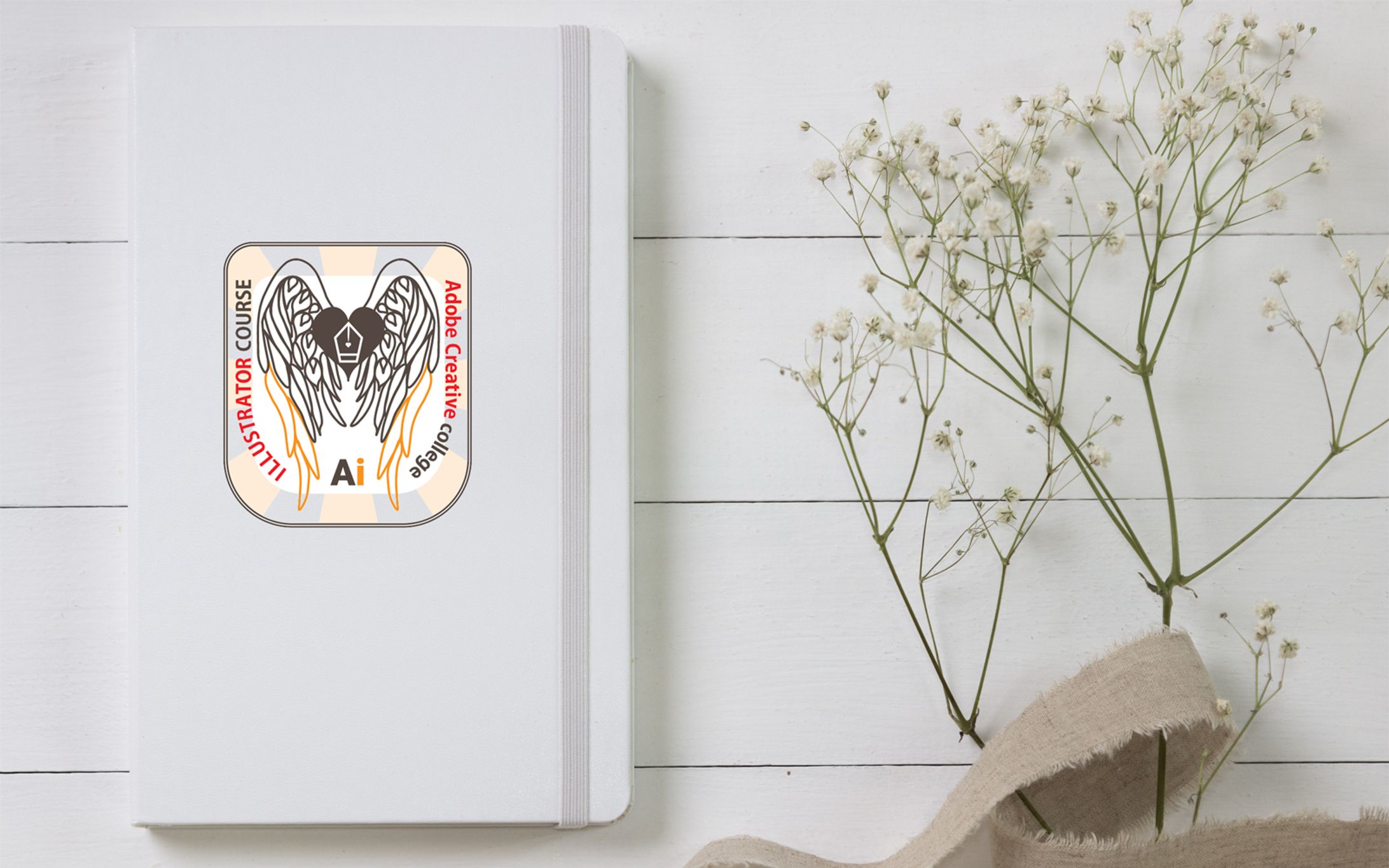 logo：Adobe クリエイティブカレッジ Illustrator基礎編卒業課題-1