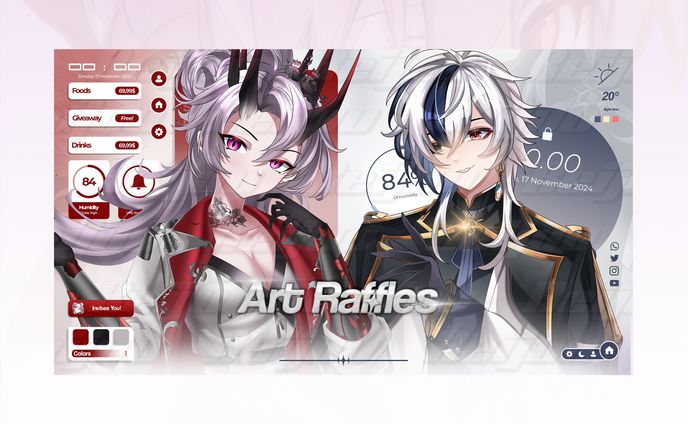 [Thumbnail Design] - Art Raffles Giveaway