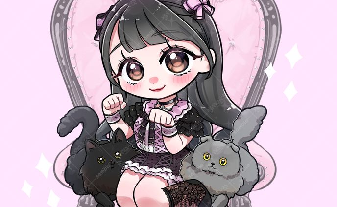 舞々悪魔様 アクキー用イラスト
