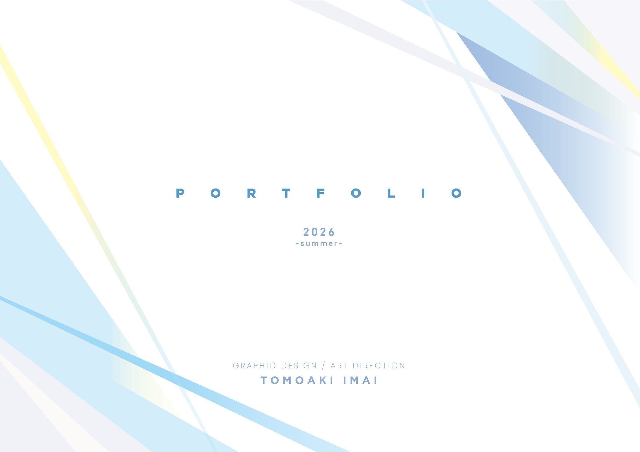 TOMOAKI IMAI PORTFOLIO 2026 SUMMER-1