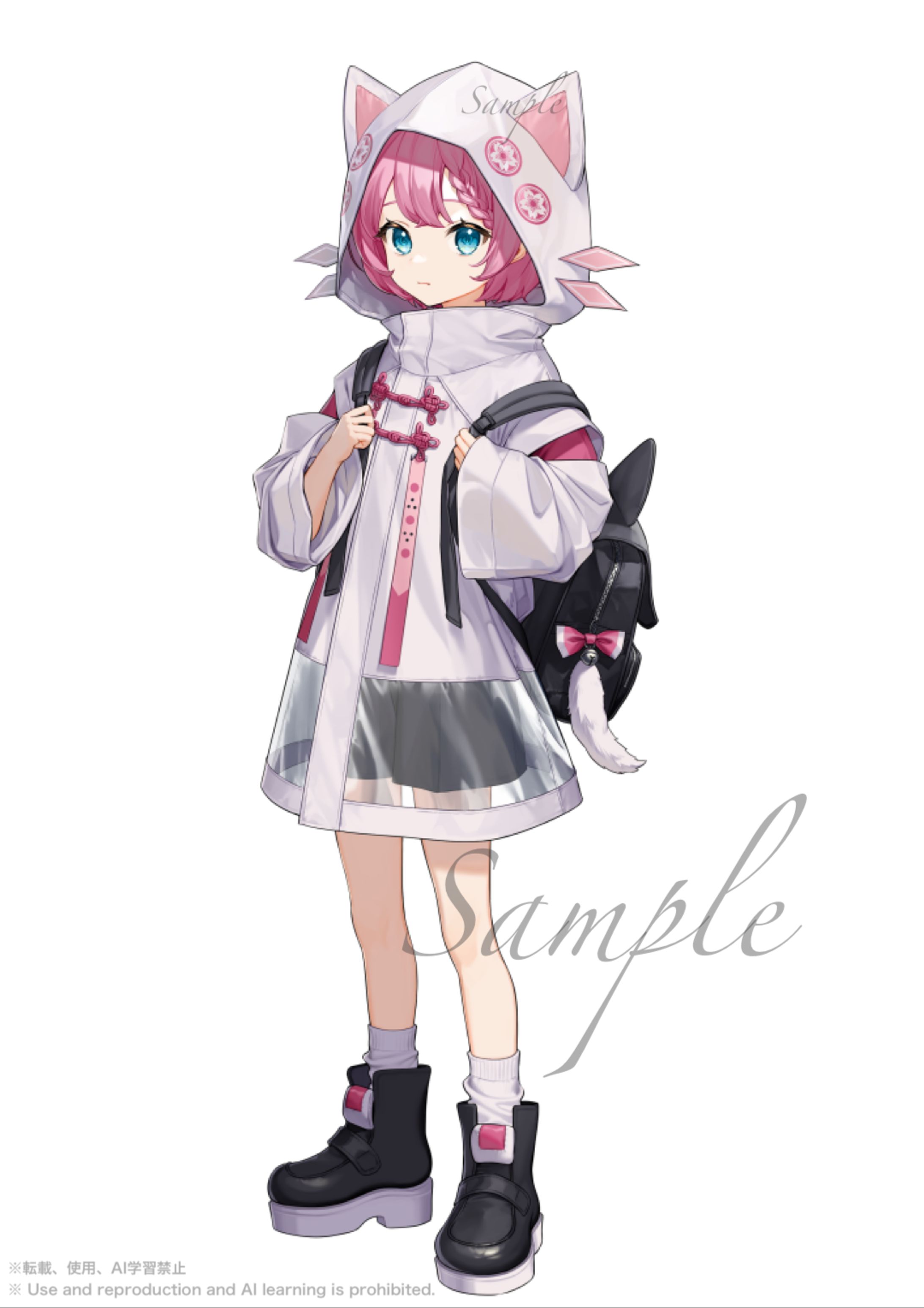 麻雀ゲーム用立ち絵イラスト-1