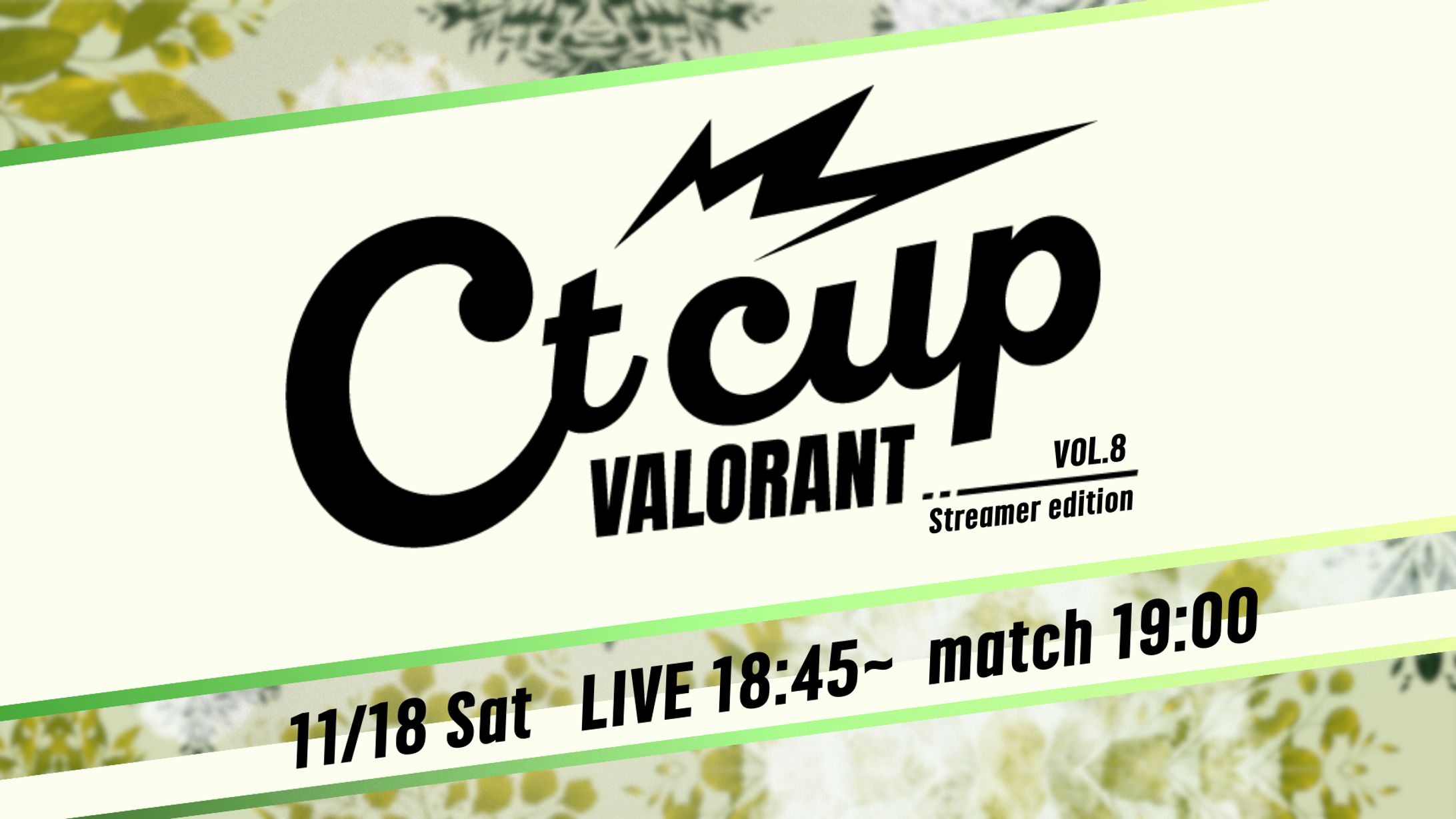 CtCUP VOL.8 streamer edition slide-1