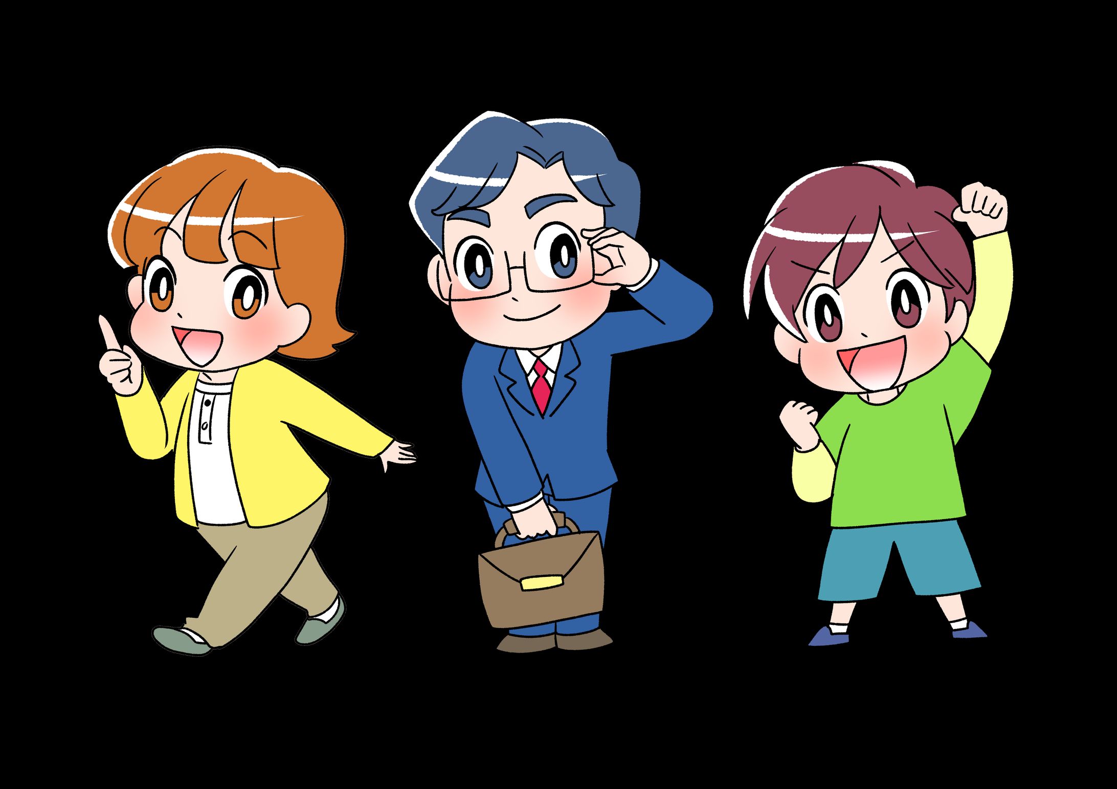 ちびキャラ人物サンプル-1