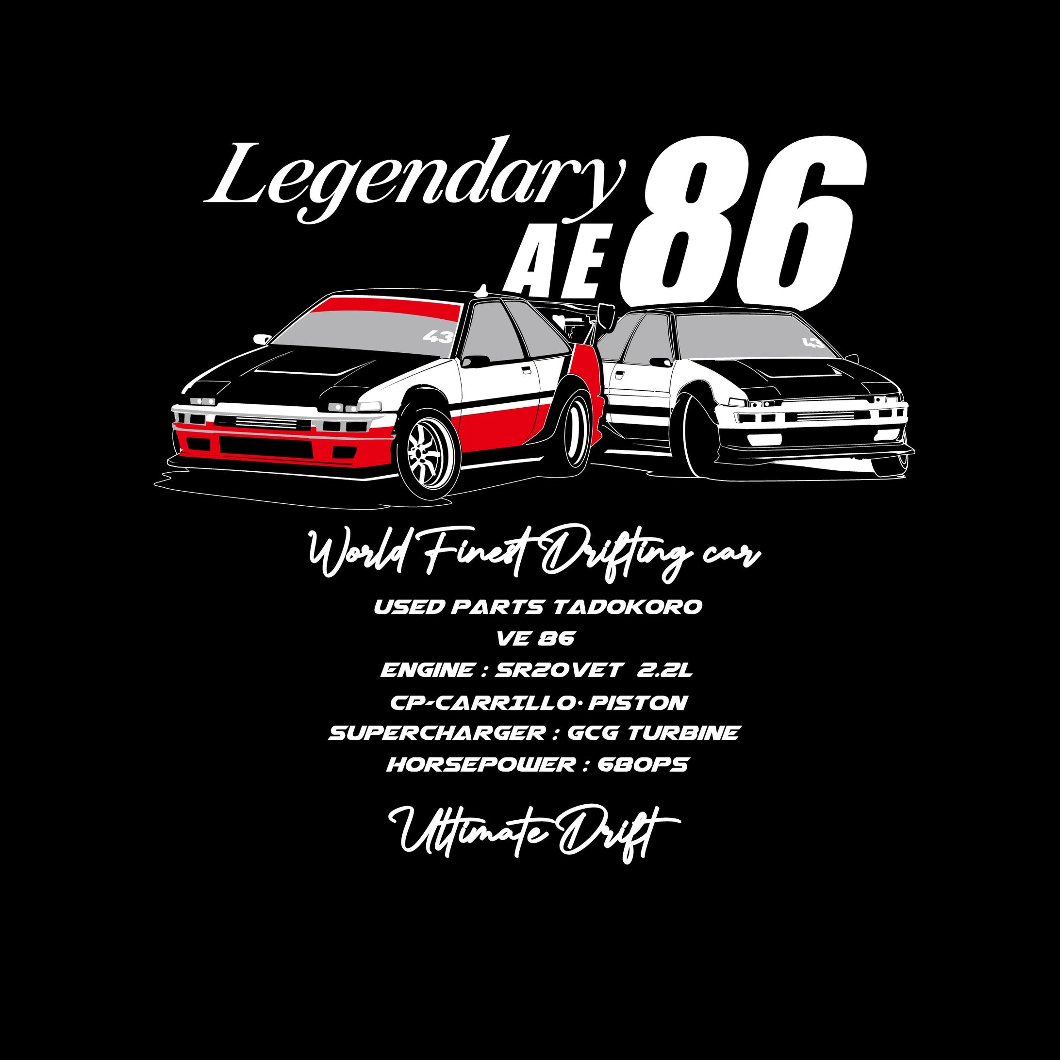 D1GP 田所選手　岩井選手 Tシャツ デザイン-1