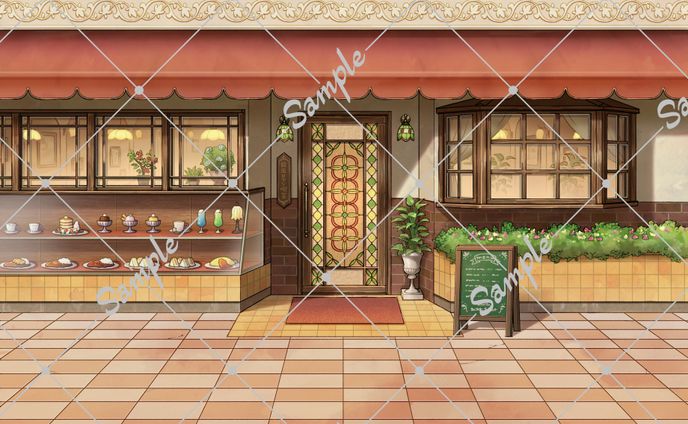 ボードゲーム「銀座ロマン喫茶」パッケージイラスト