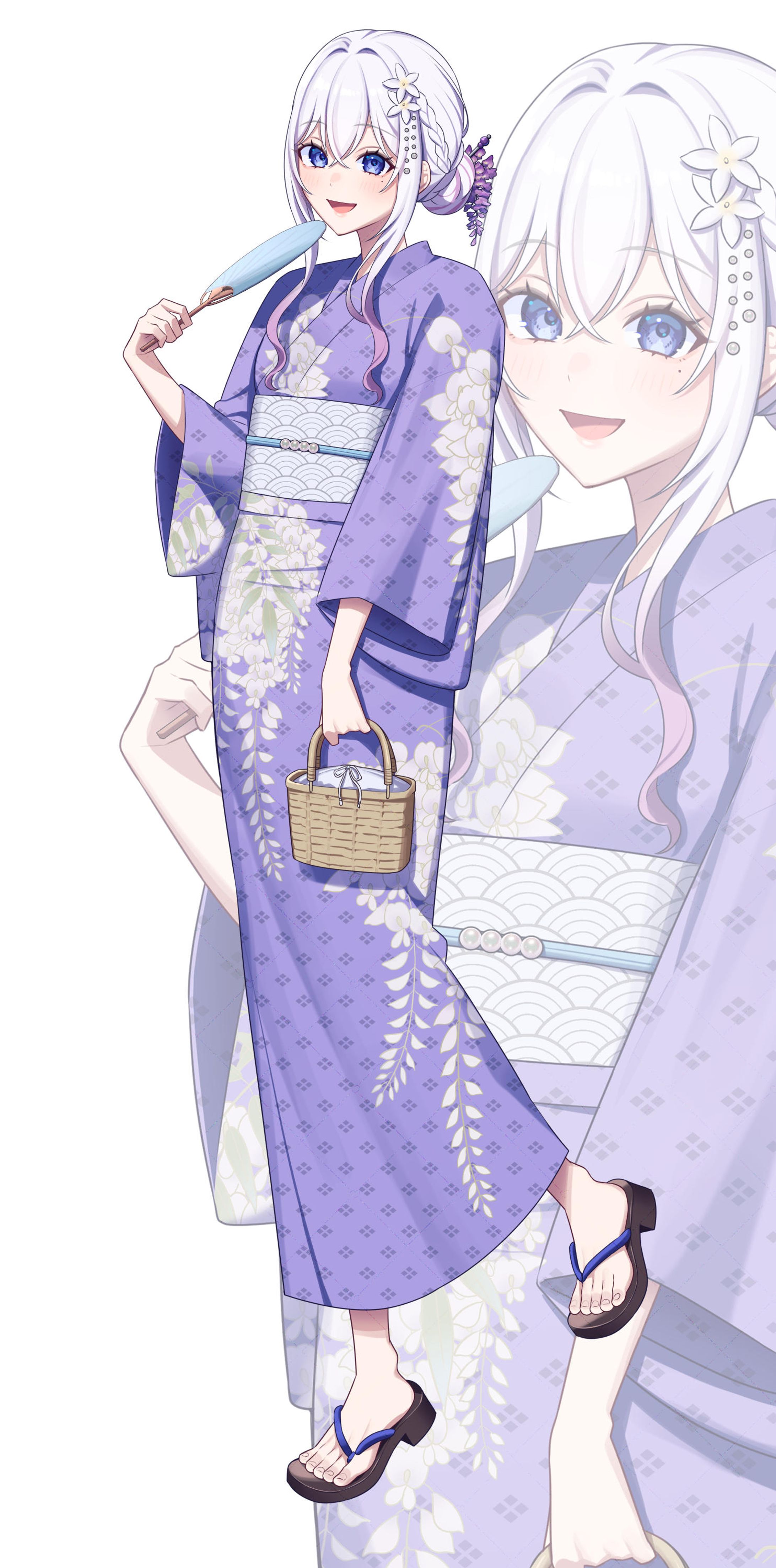 藤咲 瑛茉様浴衣イラスト-1
