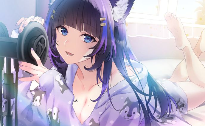 YouTube用イラスト／VTuber 吉花こころ様