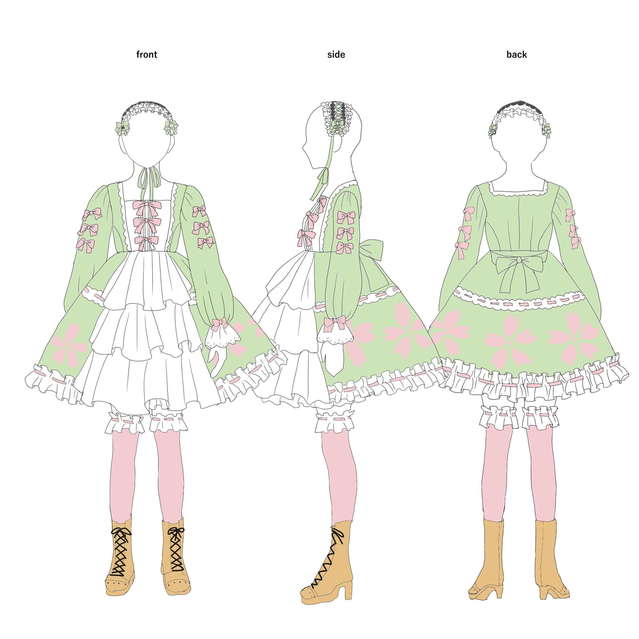 うちの子ちゃんのロリィタ衣装-1