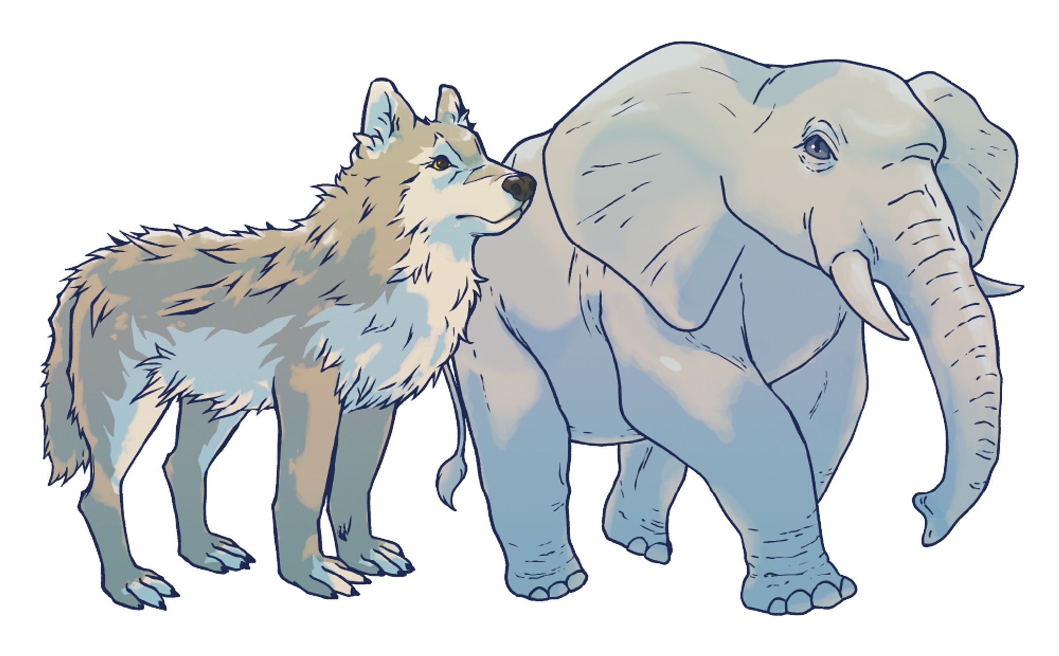 [サンプル]動物カットイラスト（リアル系）-1