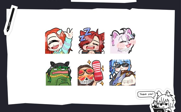 Emote Giveaway Batch 4 (July & August)