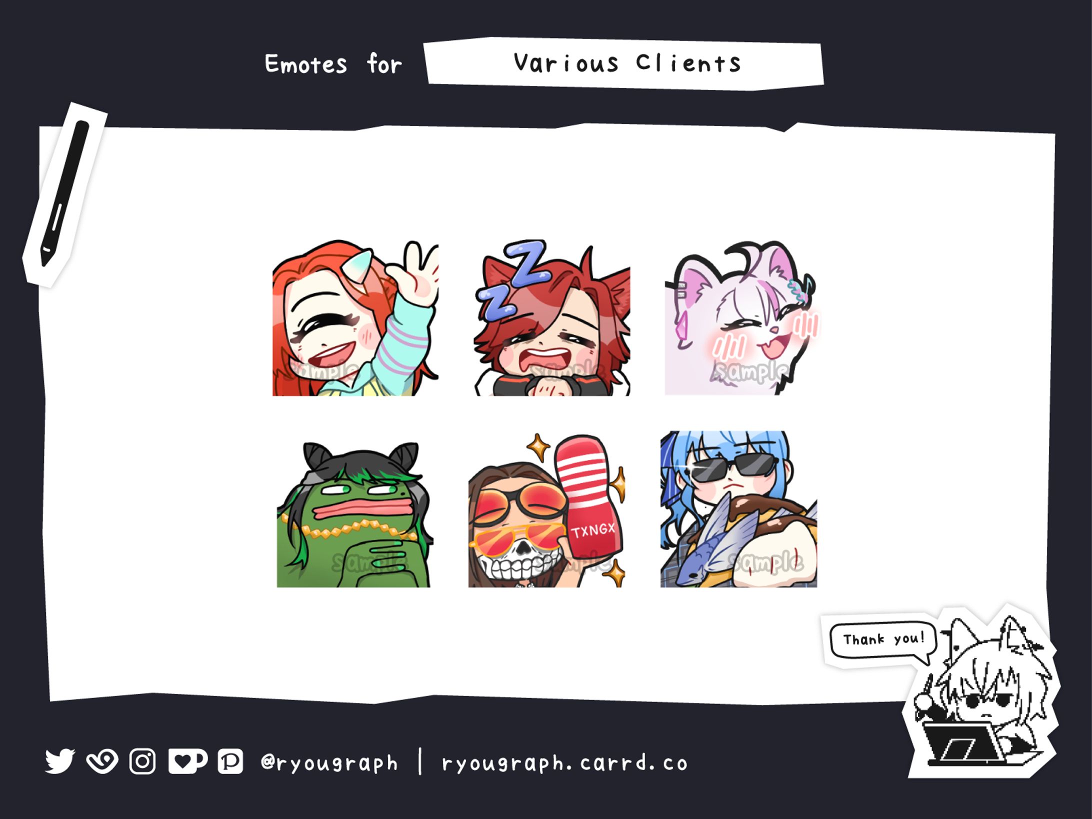 Emote Giveaway Batch 4 (July & August)-1