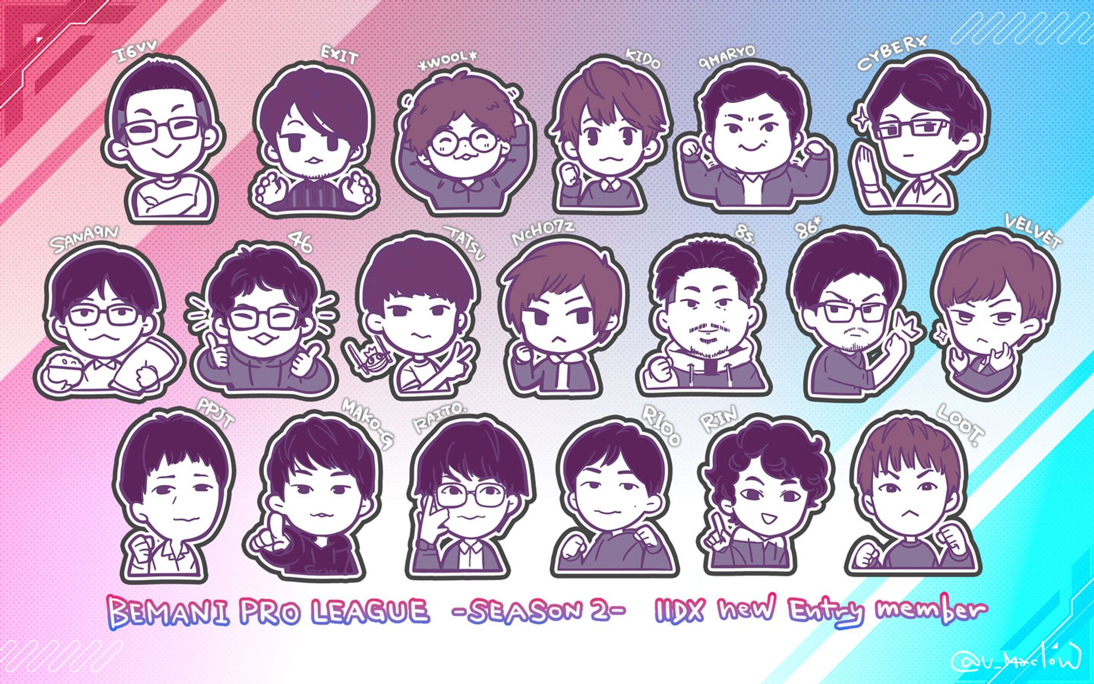 【ファンアート】BEMANI PRO LEAGUE S2 -IIDX--1