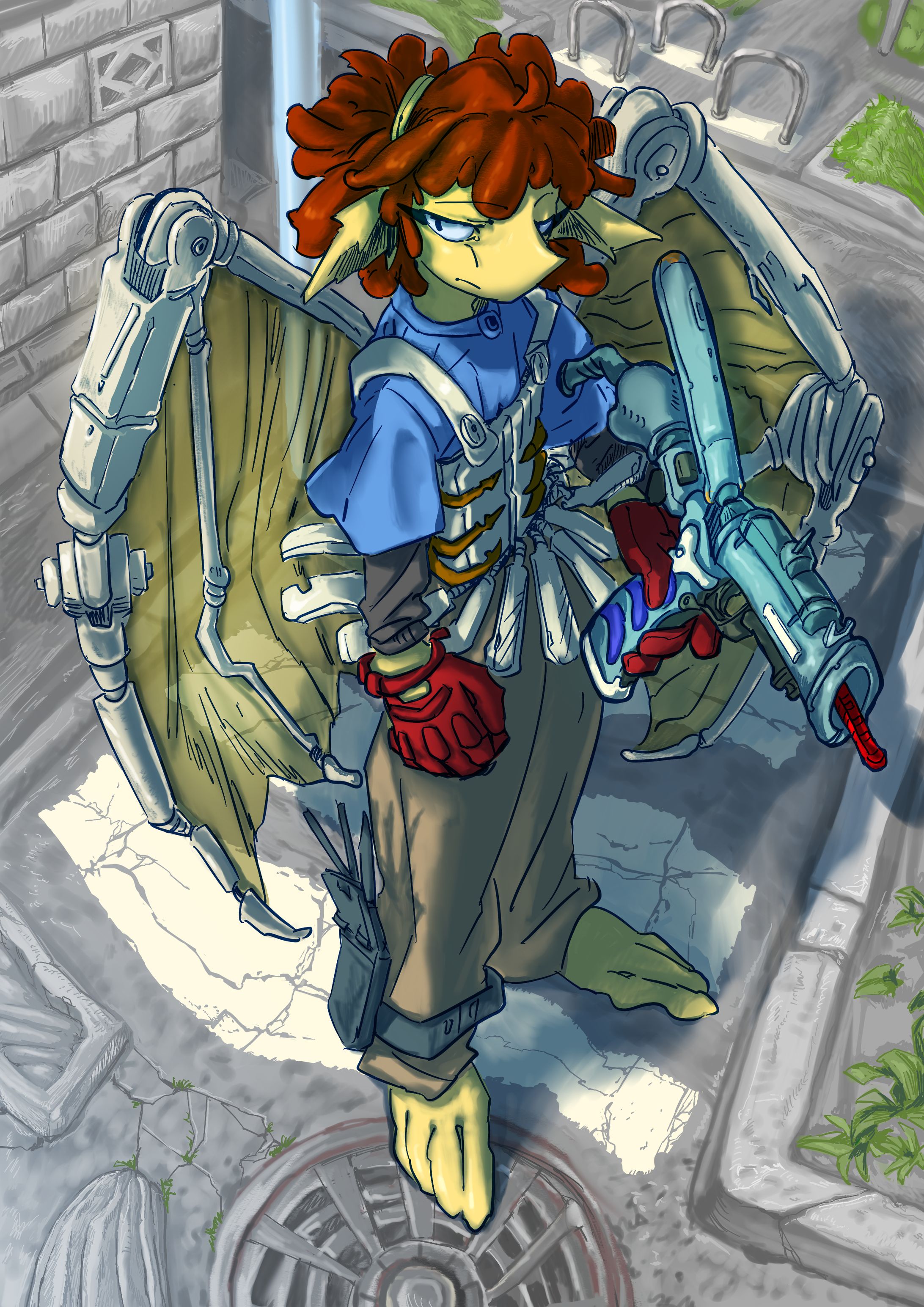 とある横断歩道にて-1