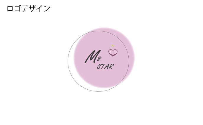 My STAR　ロゴデザイン
