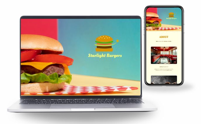 【LP】ハンバーガー店(PC/SP)