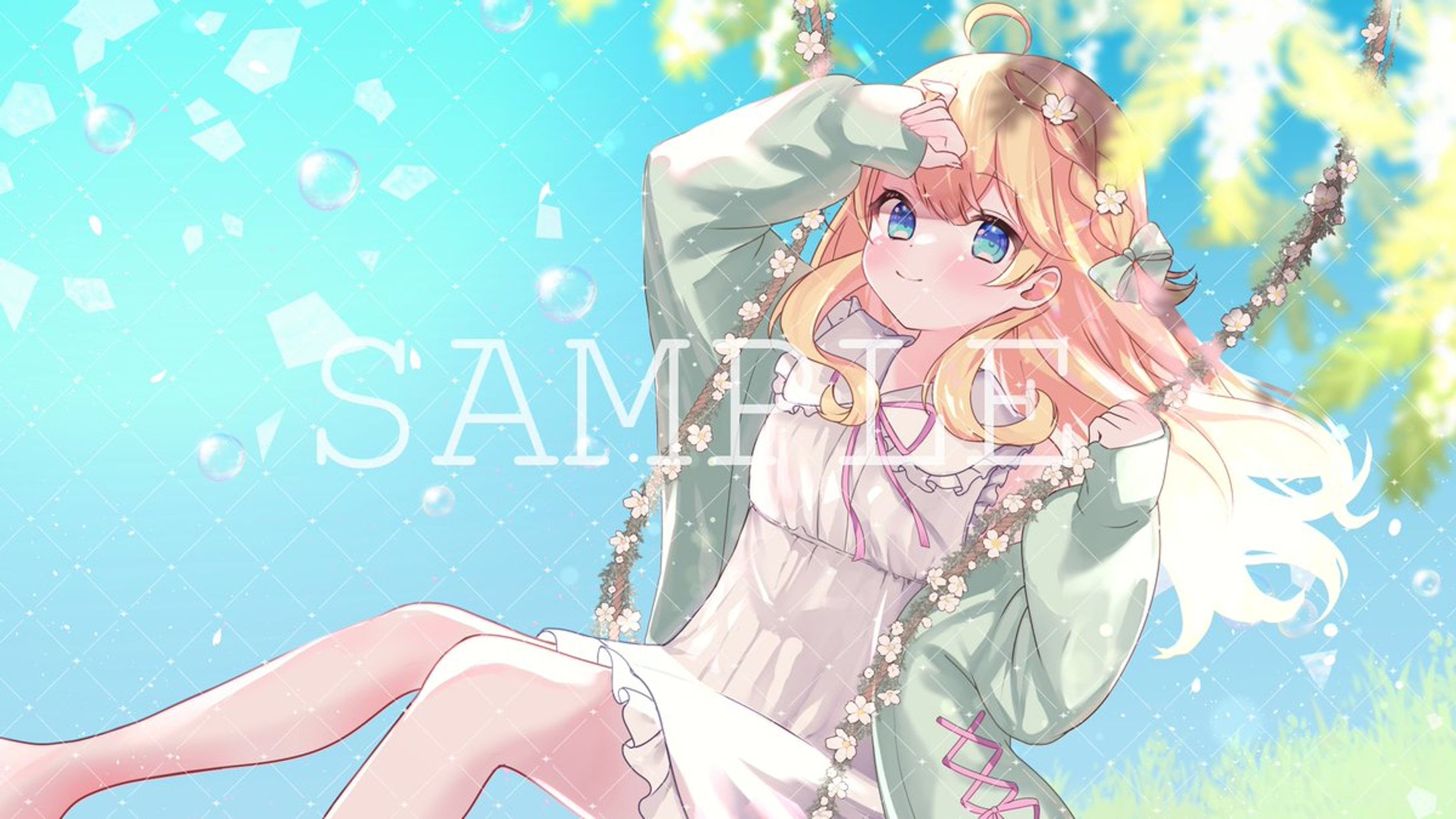 まめこ様　オリジナル曲　MVイラスト-1
