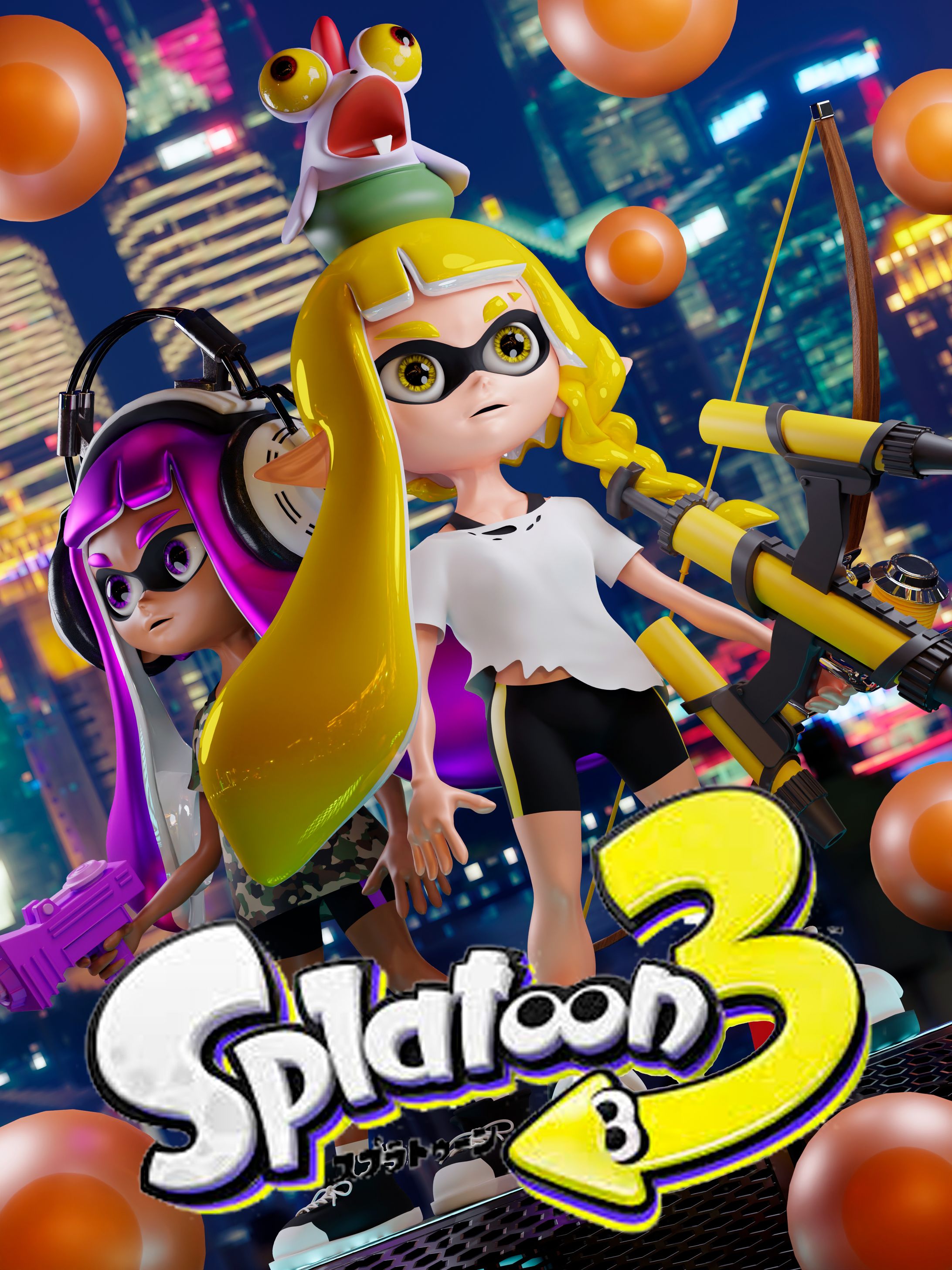 スプラトゥーン3　blender作品-1
