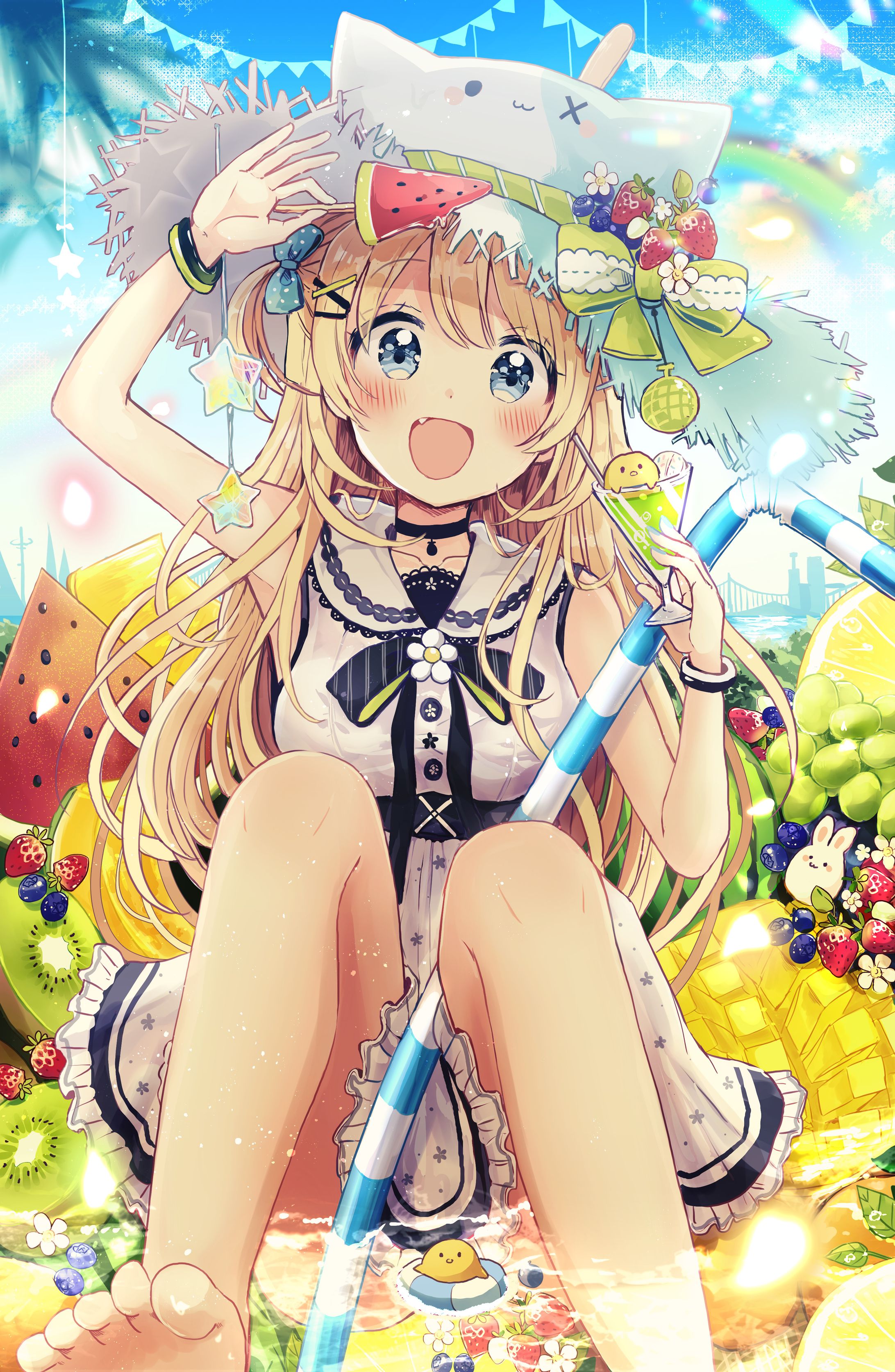 メロンブックス　画集描きおろしイラスト-1