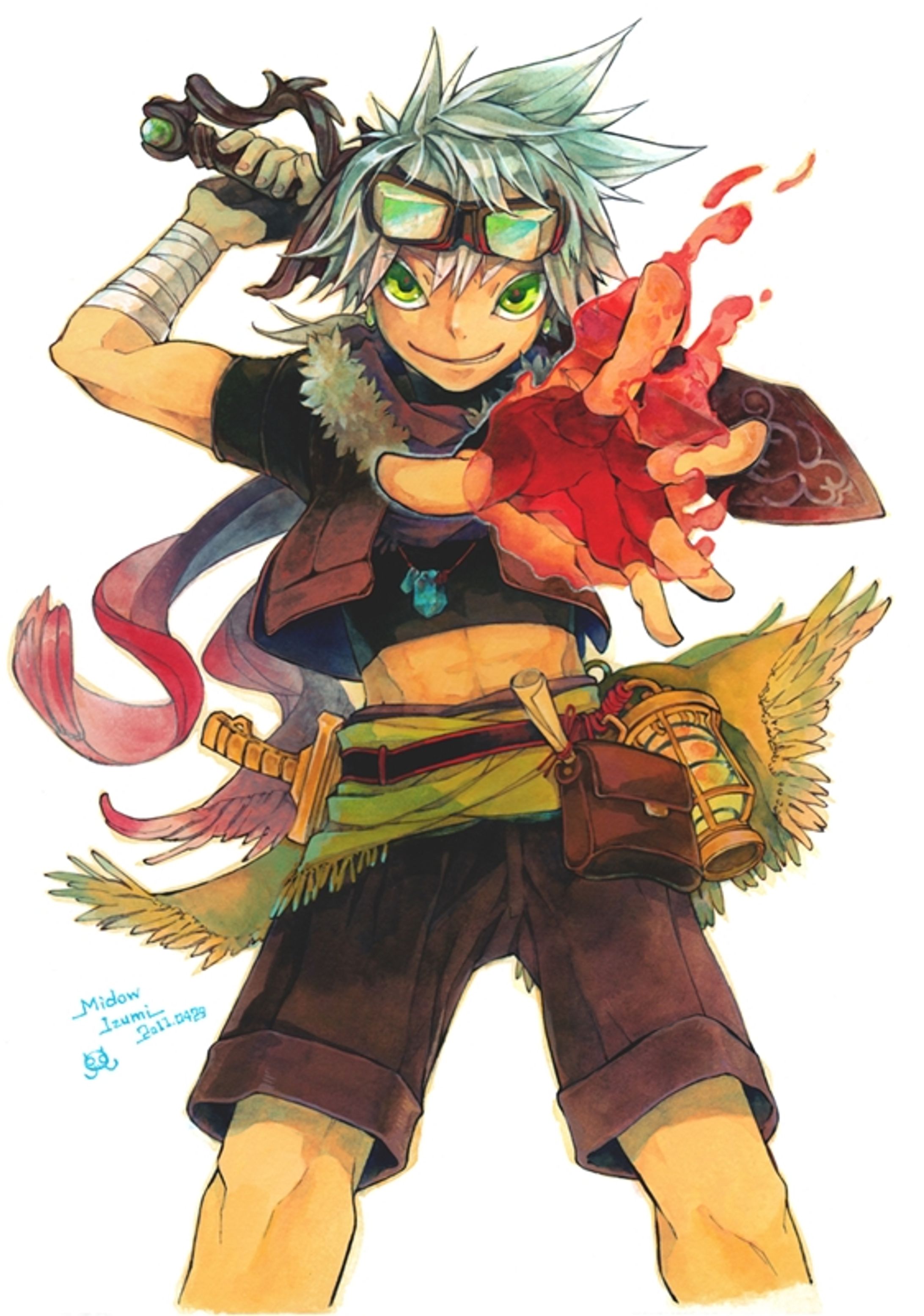 【ご依頼・2010-2011】アナログイラストカット２点-1