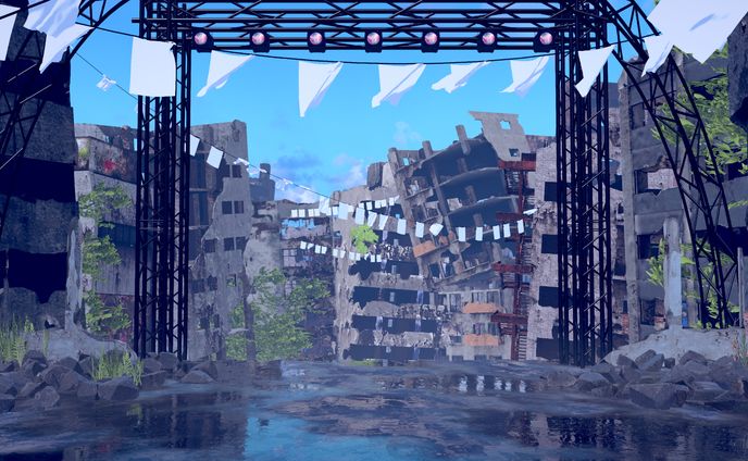 池袋harevutai Vtuberたみー1st現地ワンマンライブ「LIVE:DreamScreamer」背景モデリング