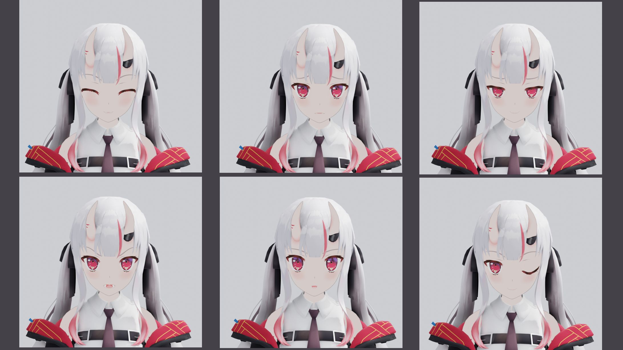 表情・ワイヤーフレーム-1