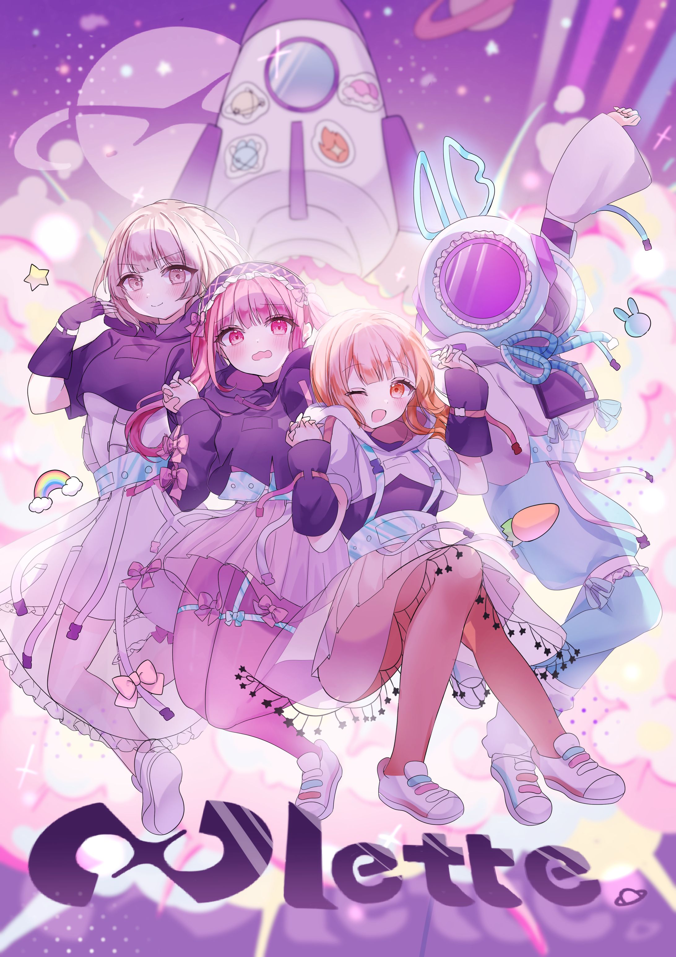 多摩美アイドル"∞lette(パレット)" デザイン班担当作品-1
