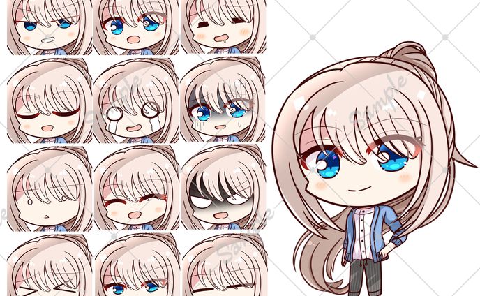 依頼絵 女性
